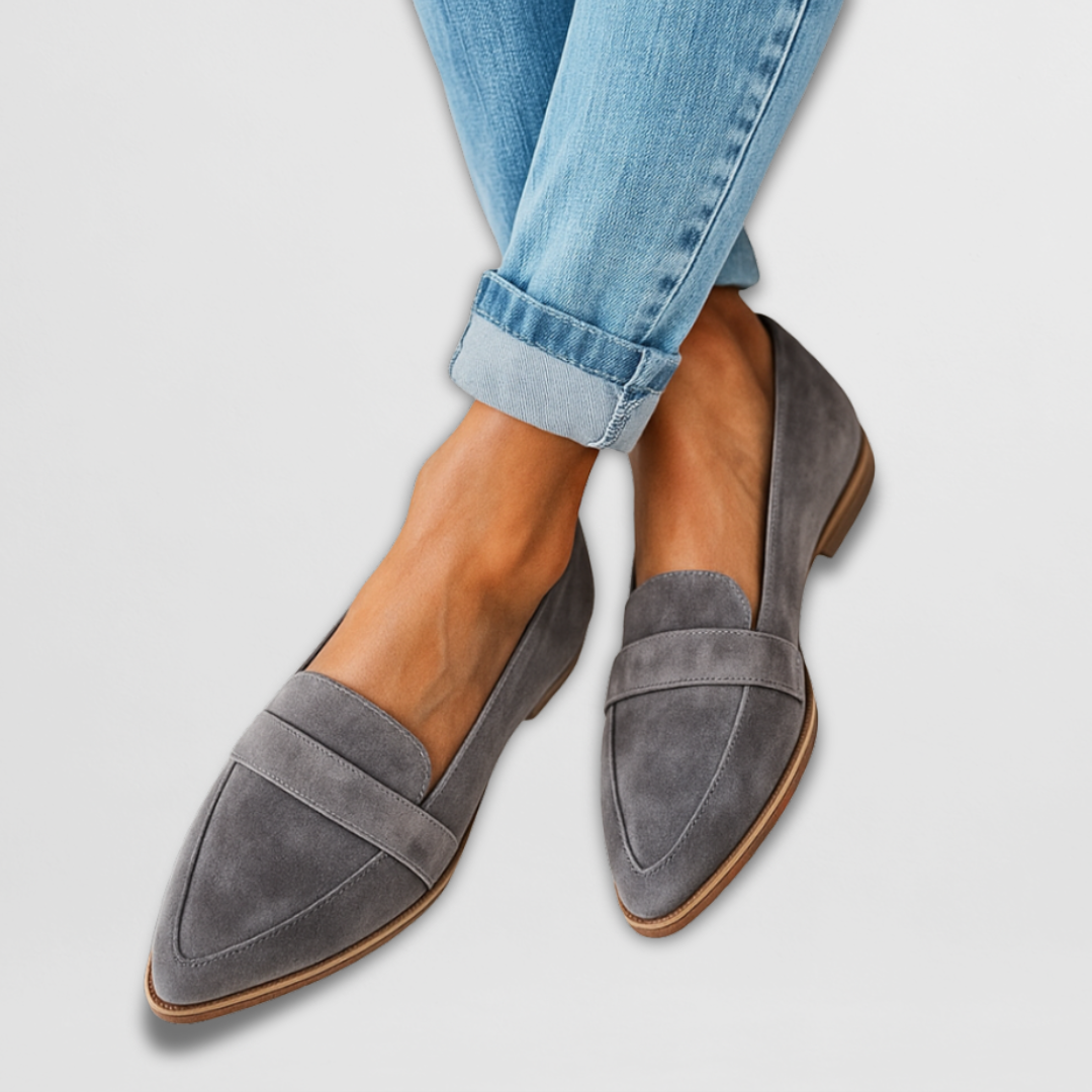 Nadia - Pantofi tip mocasin Suede