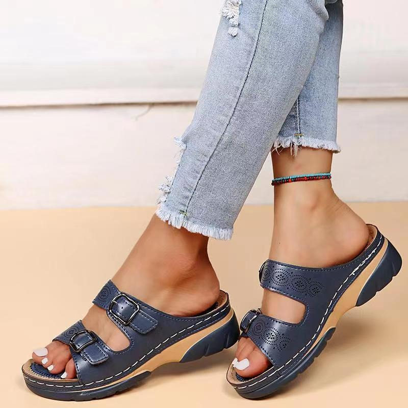 Simona™ | Sandale Ortopedice din Piele