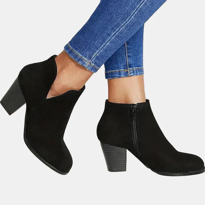 Hailey | Botine cu toc bloc