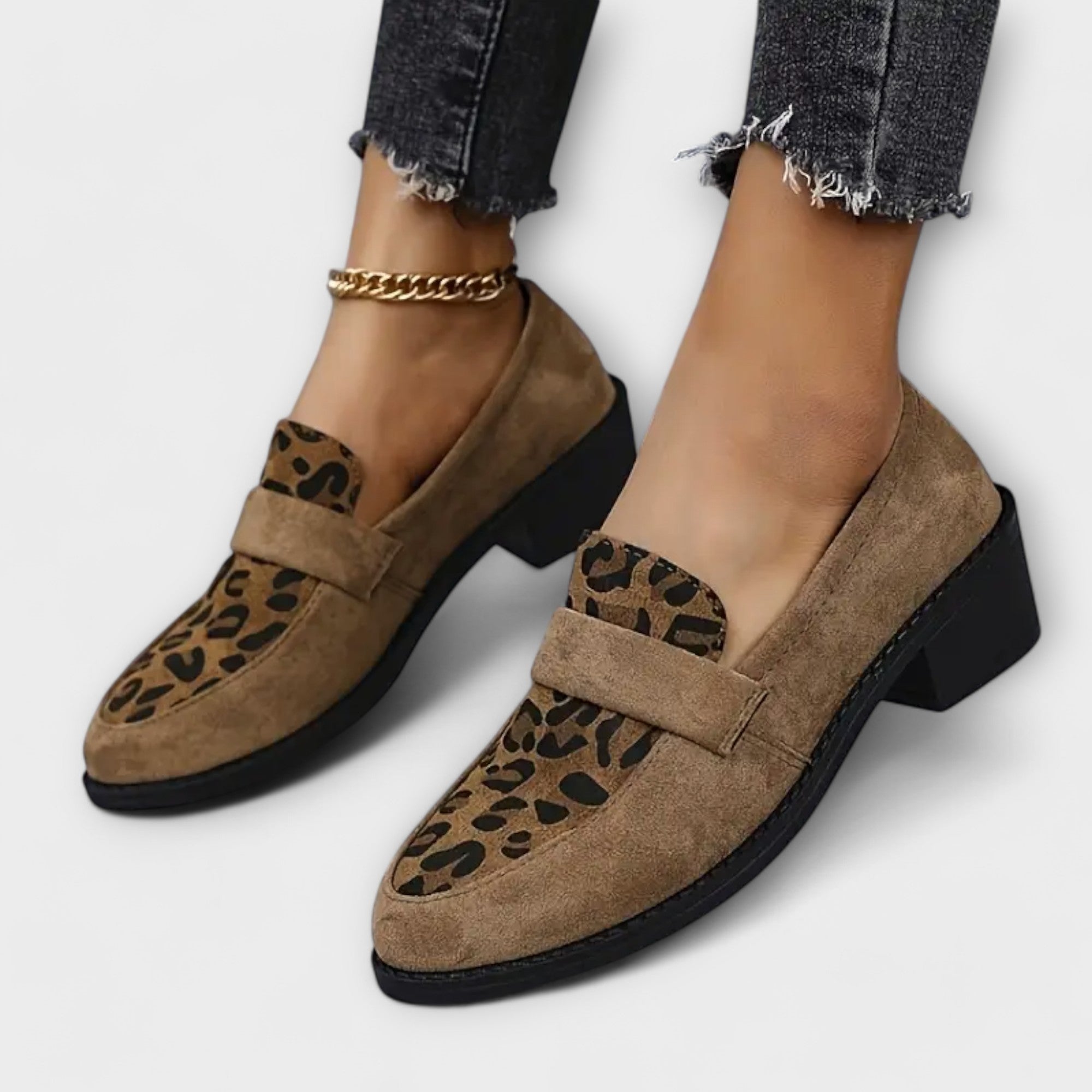 Carla | Pantofi Eleganți cu Model Leopard