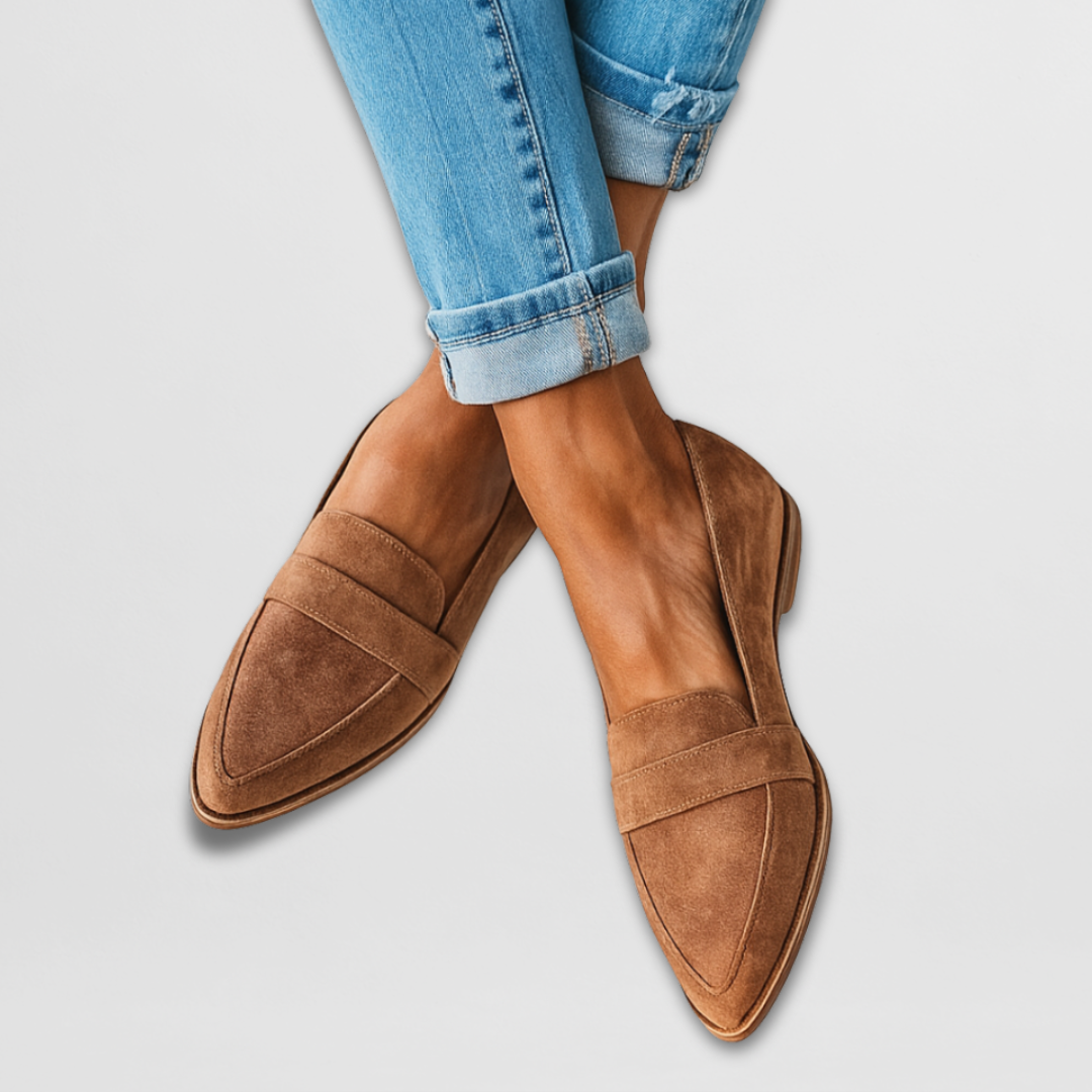 Nadia - Pantofi tip mocasin Suede