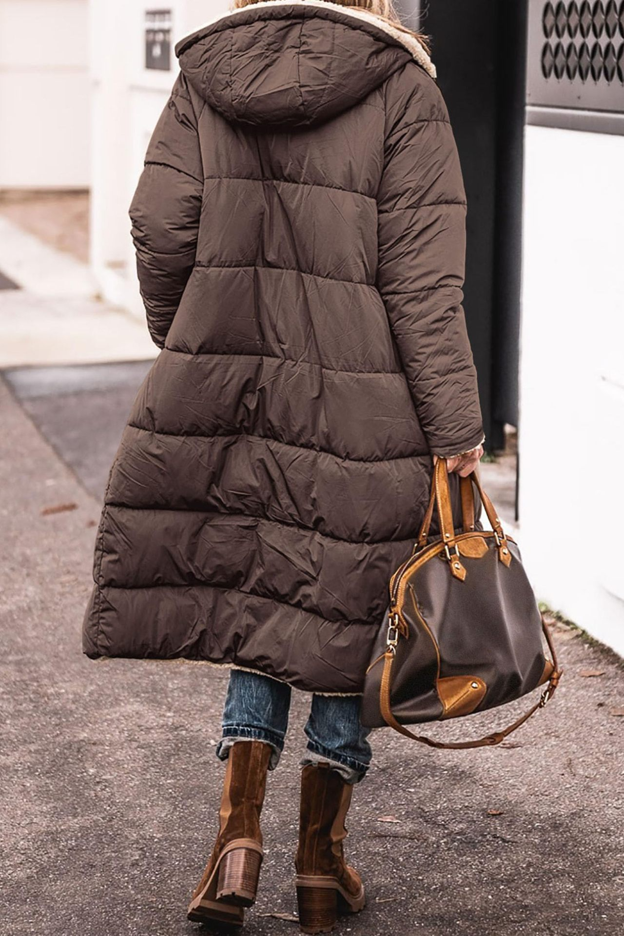 Johna – Palton Reversibil din Sherpa Luxe