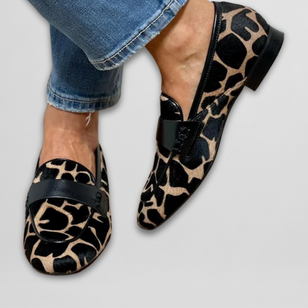 Camilla™ | Mocasin cu Print Animalier