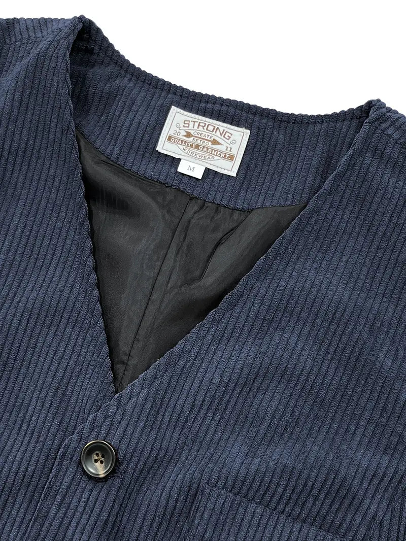 Verney™ | Vestă Elegantă din Catifea