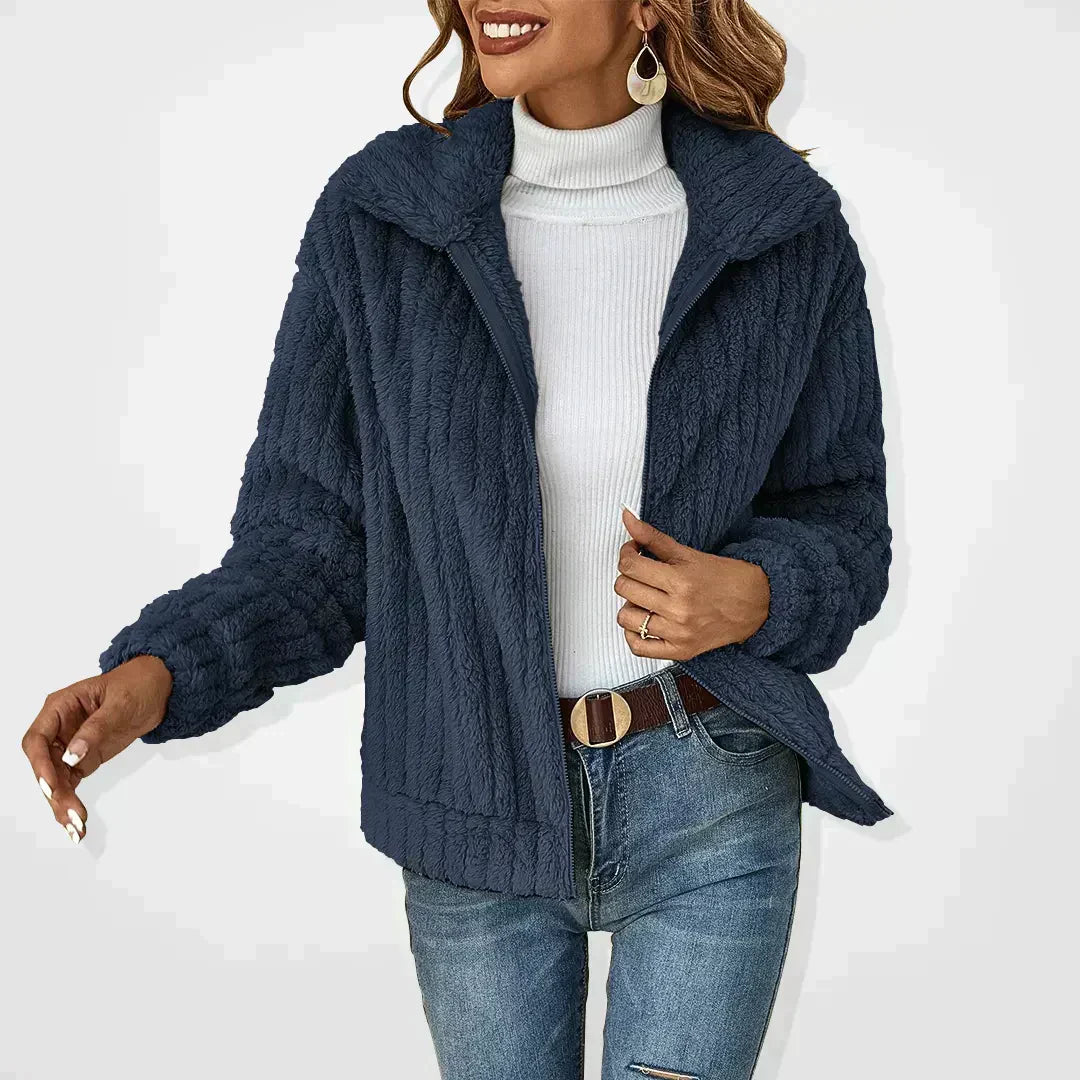 SVEVA™ | CARDIGAN DIN PELUCHE ELEGANT