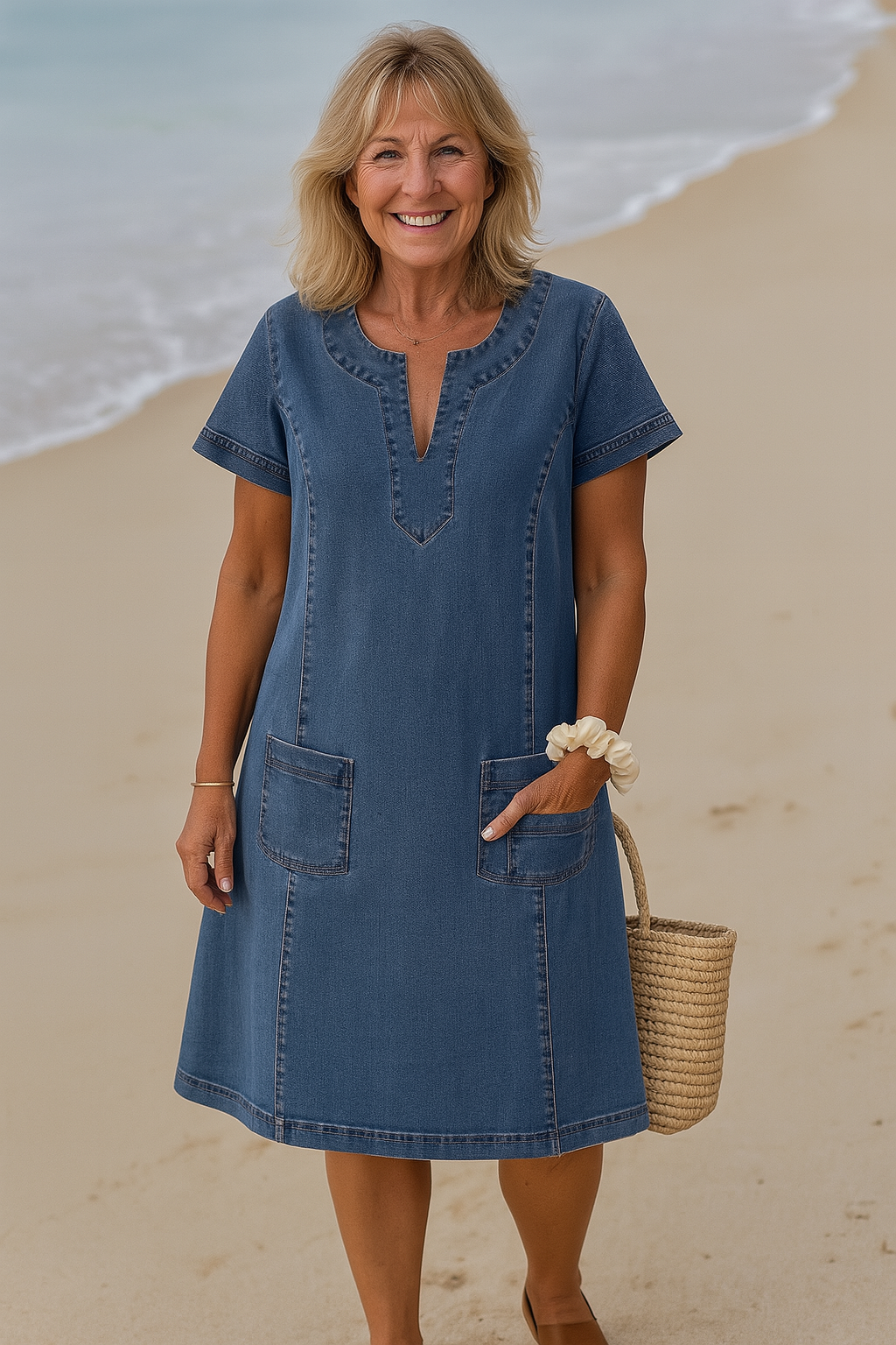 Sofia - Rochie din denim