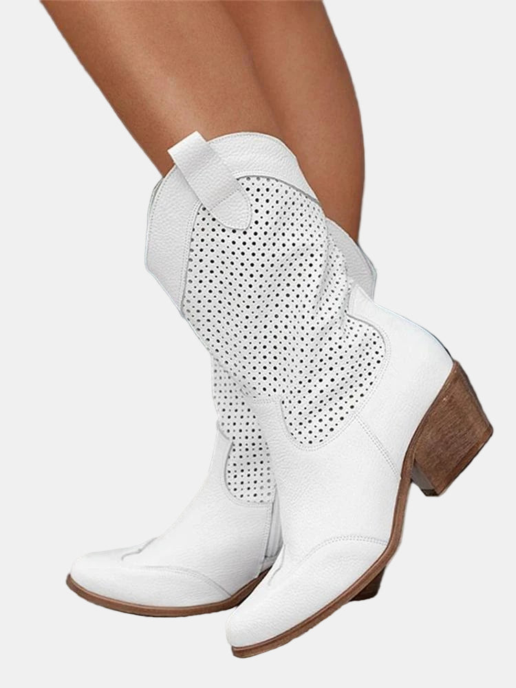 Piper | Botine cu gleznă perforate