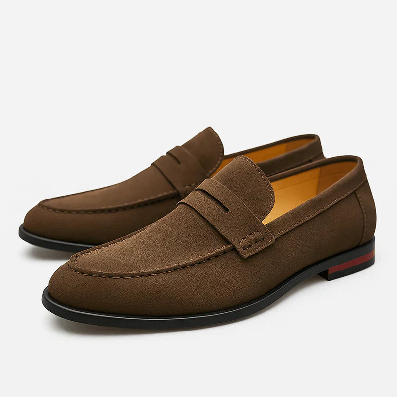 Marcus | Loafers clasice din nubuc