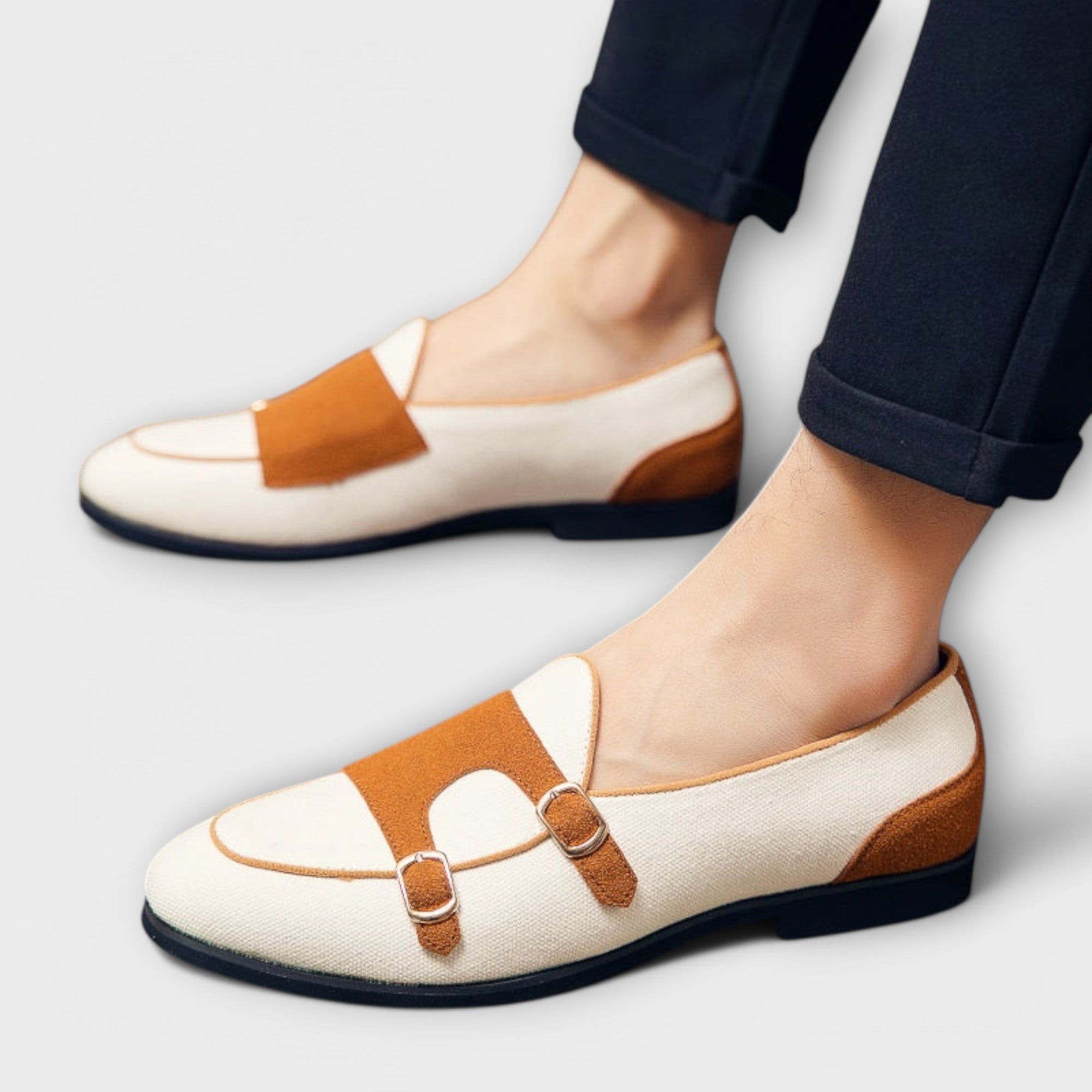 Giorgio | Loafers din piele vegană cu cataramă pentru bărbați