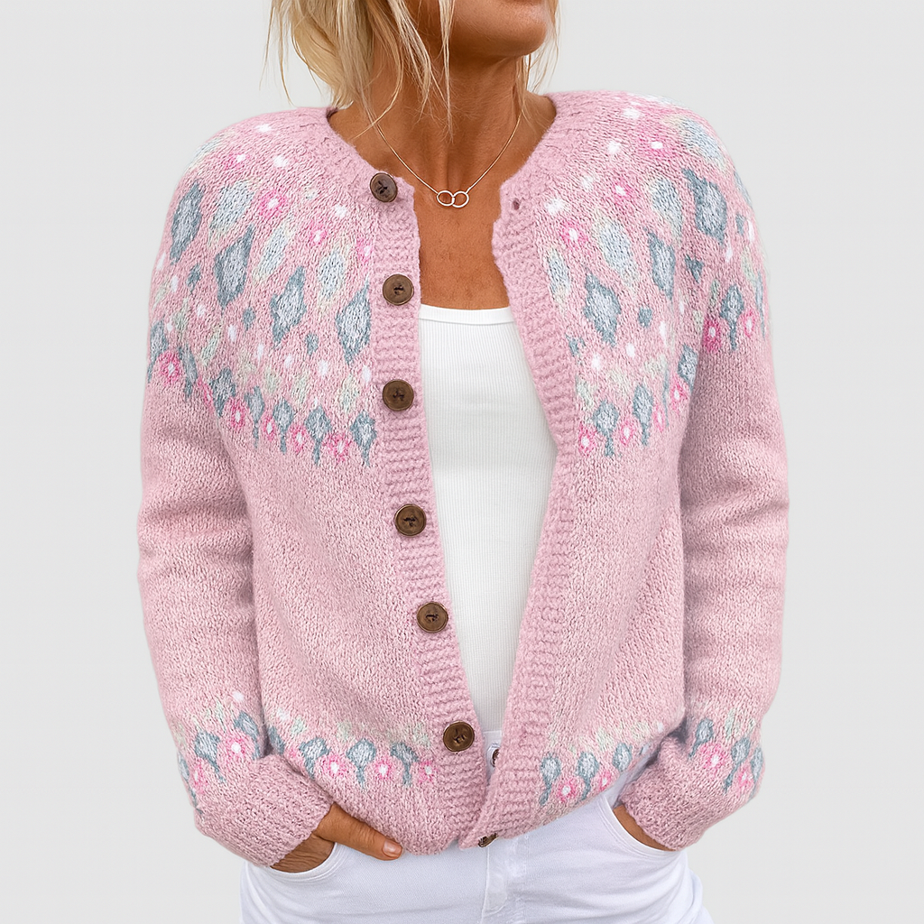 Elva™ | Cardigan Tricotat cu Model