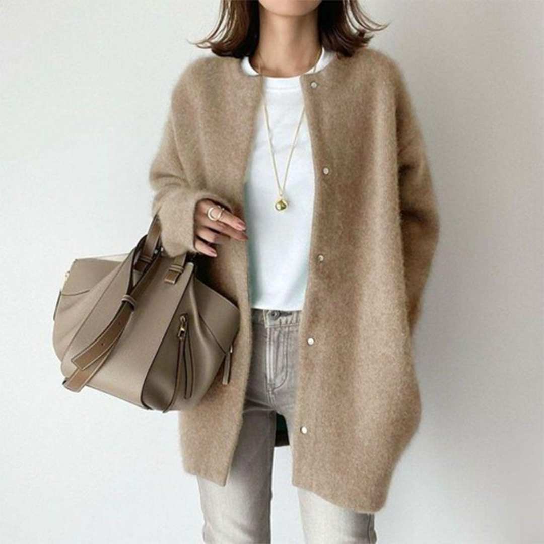 Chloé™ - Cardigan Elegant din Cashmere