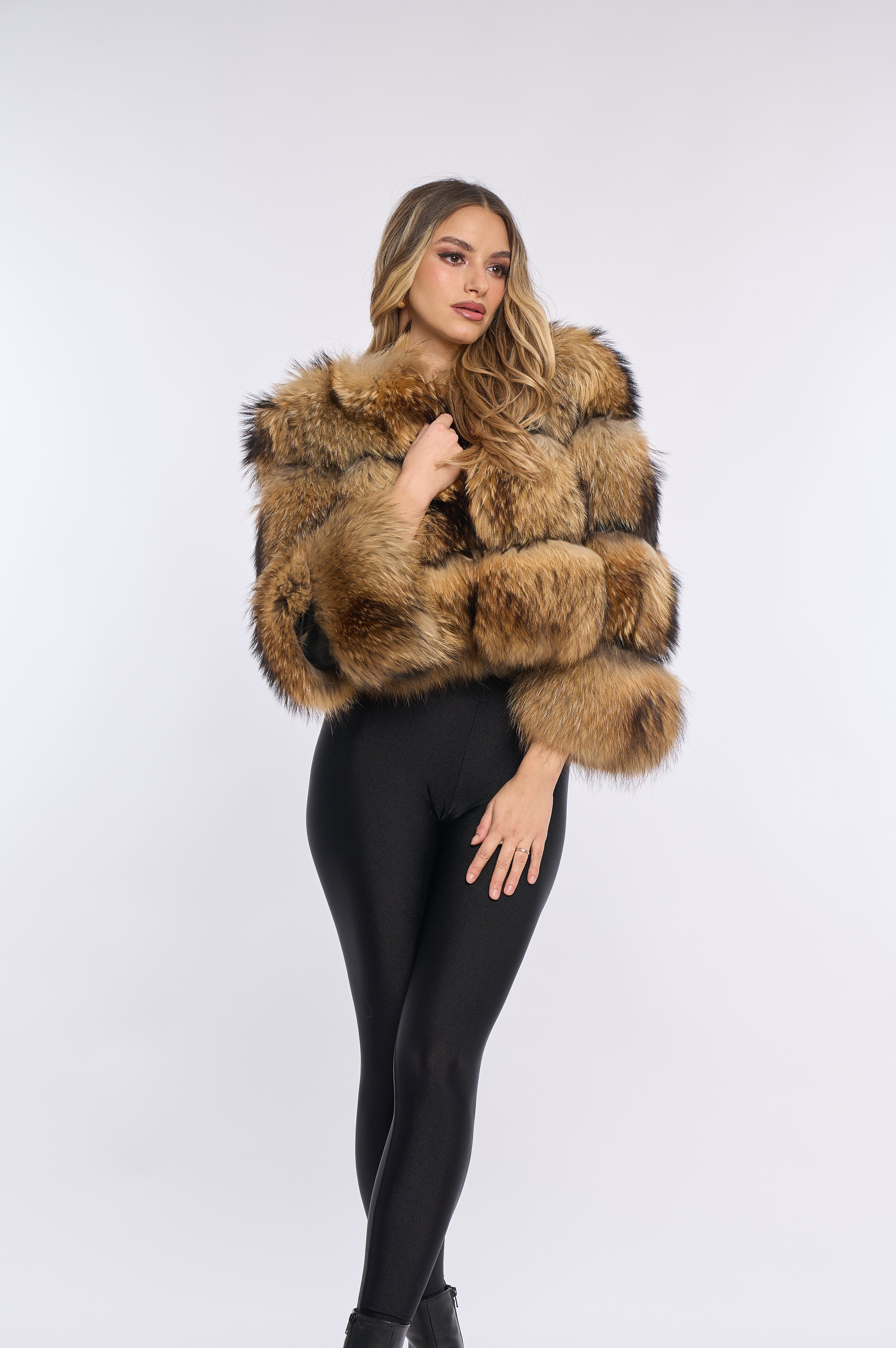 Julia - Palton scurt din piele