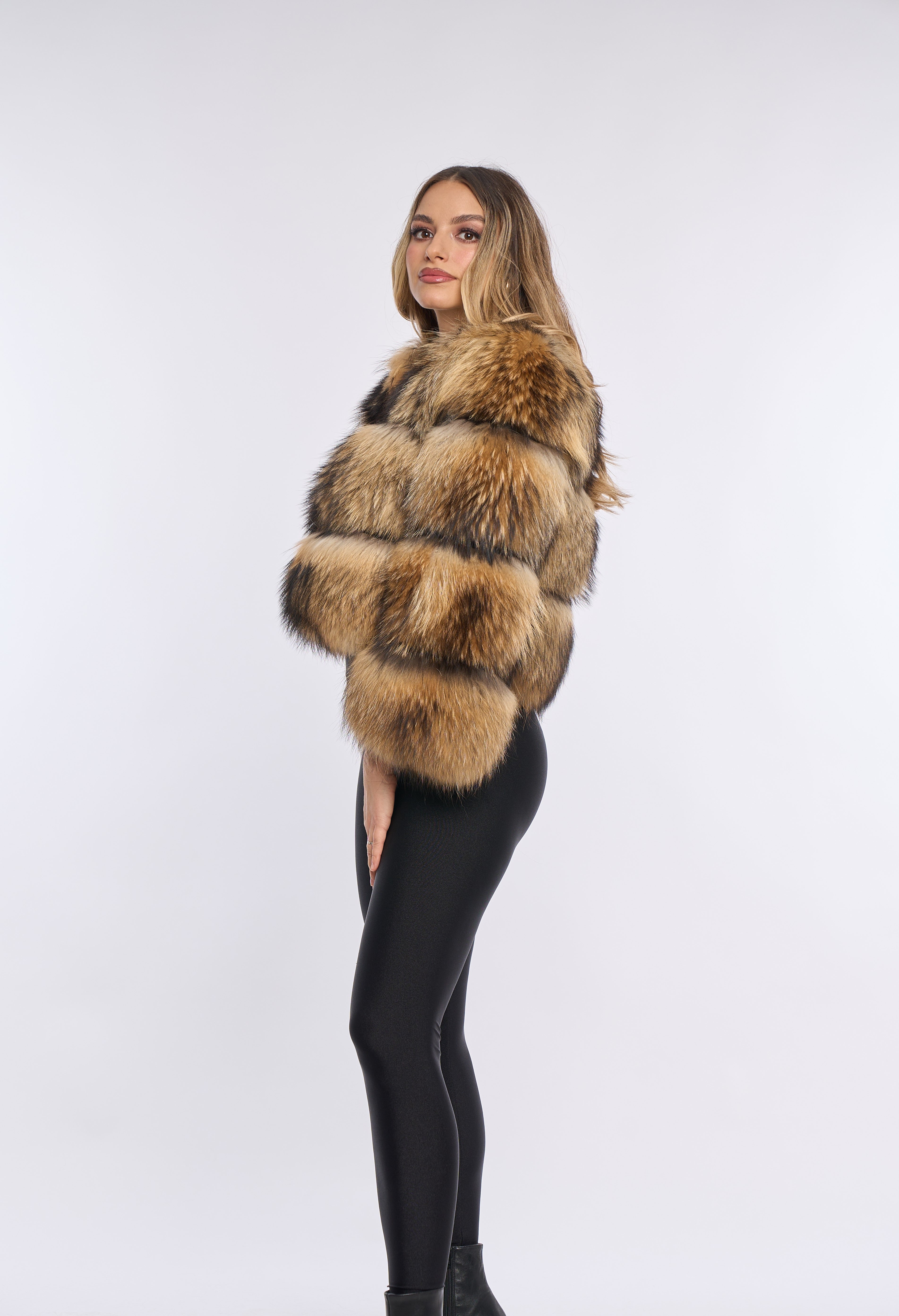 Julia - Palton scurt din piele