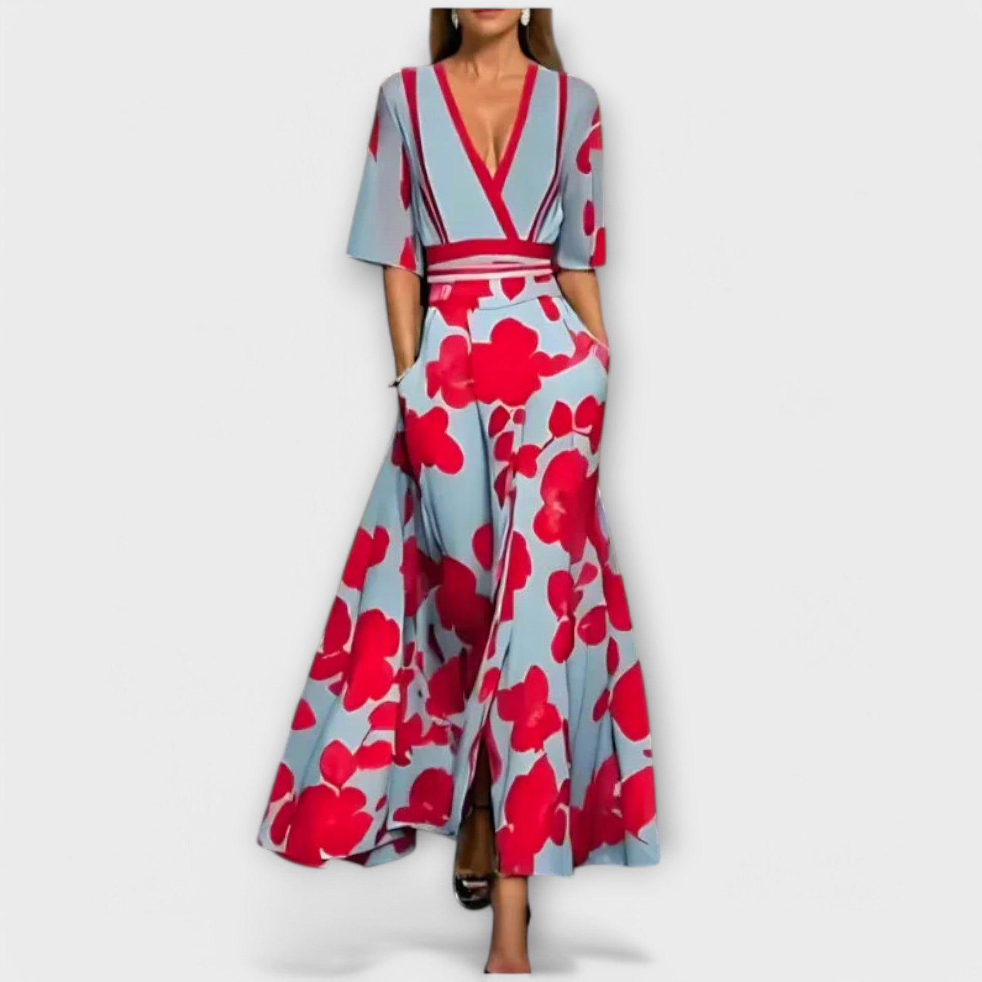 Elise - Rochie elegantă cu imprimeu floral