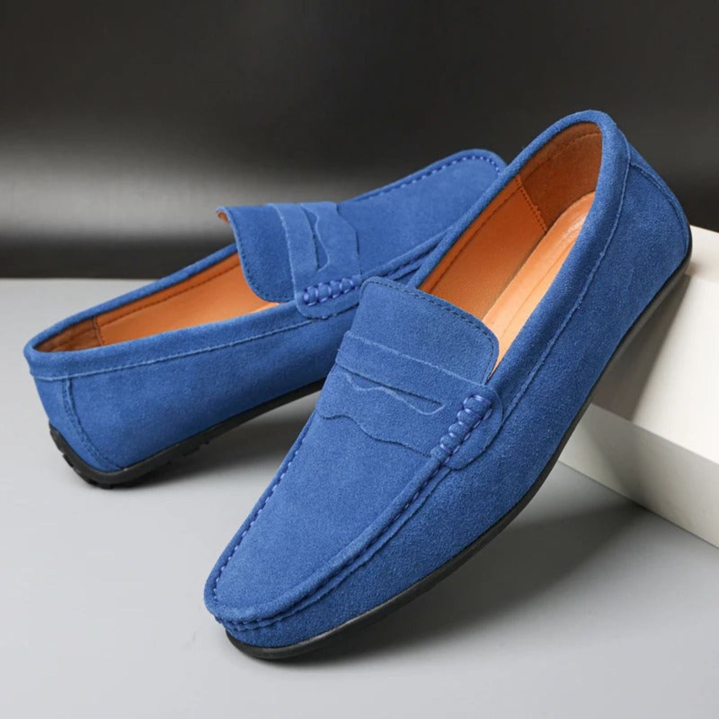 Beckett | Loafers din suede moale