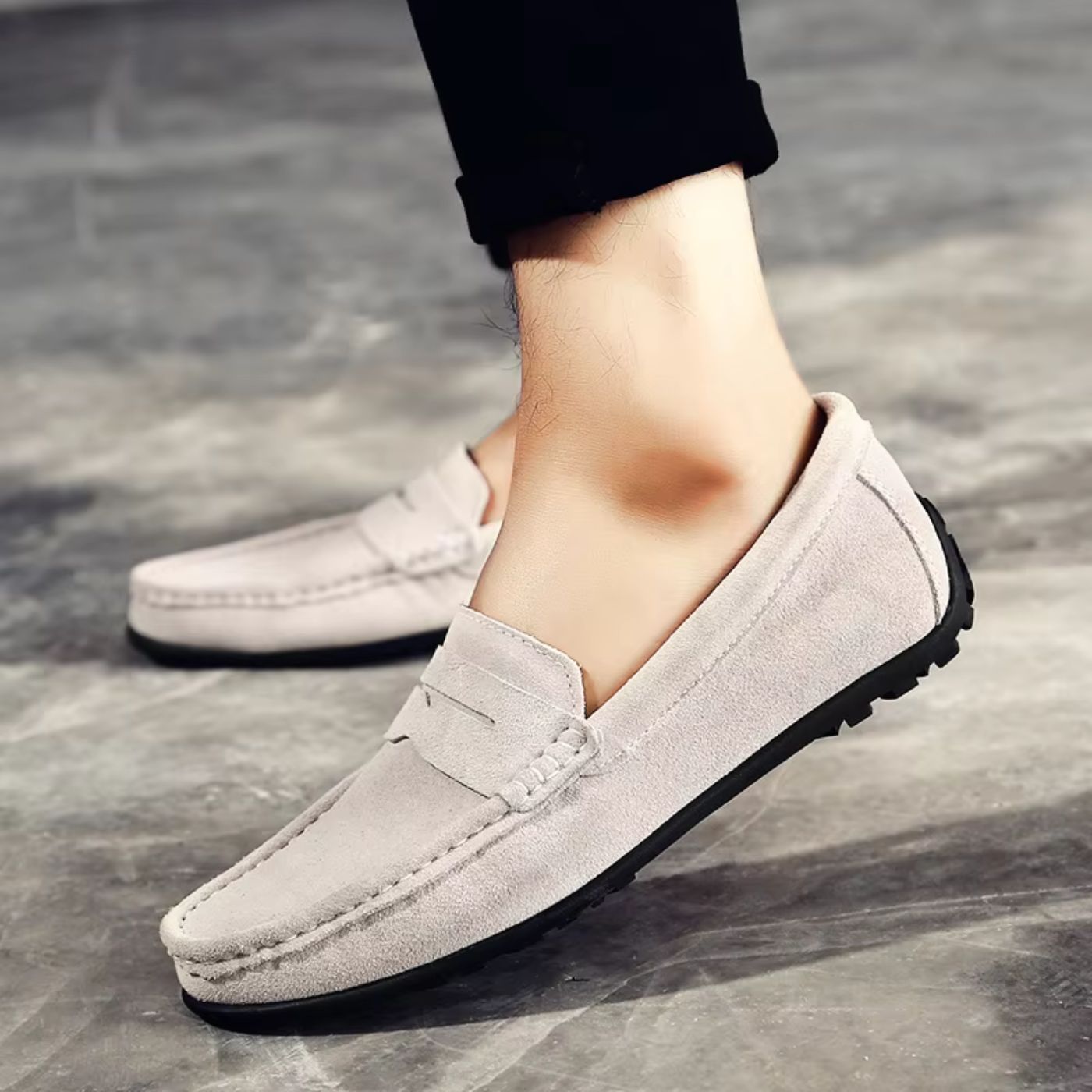Beckett | Loafers din suede moale
