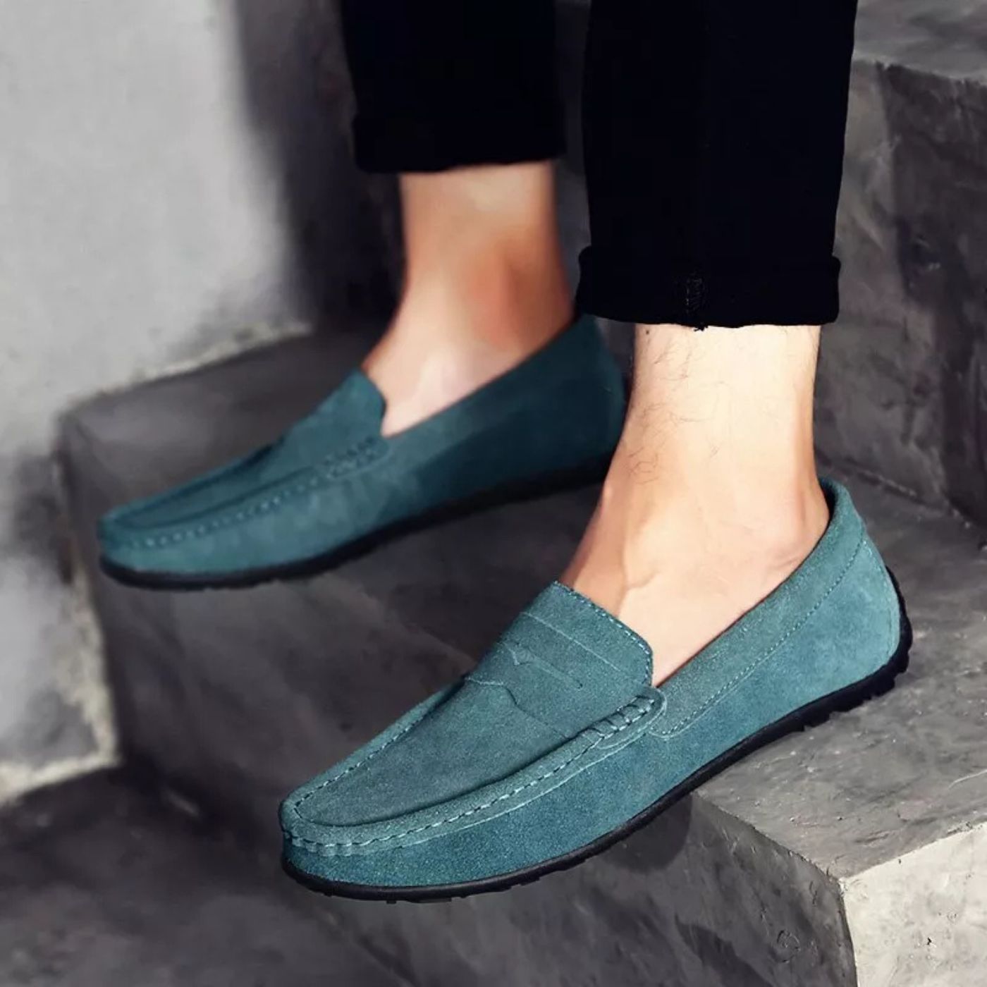 Beckett | Loafers din suede moale