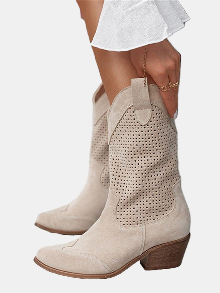Piper | Botine cu gleznă perforate