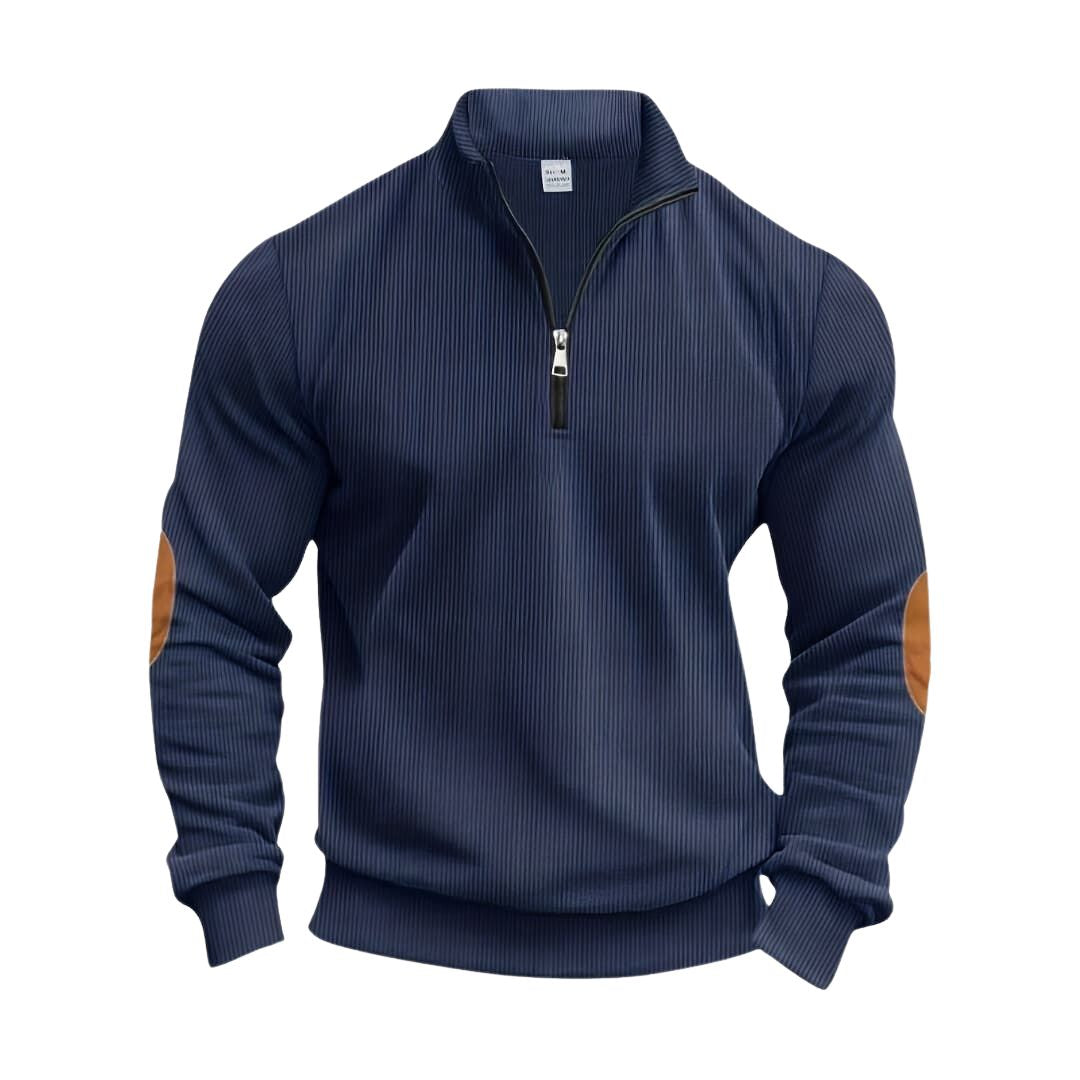 Laluna® | Pulover la modă cu fermoar pe jumătate