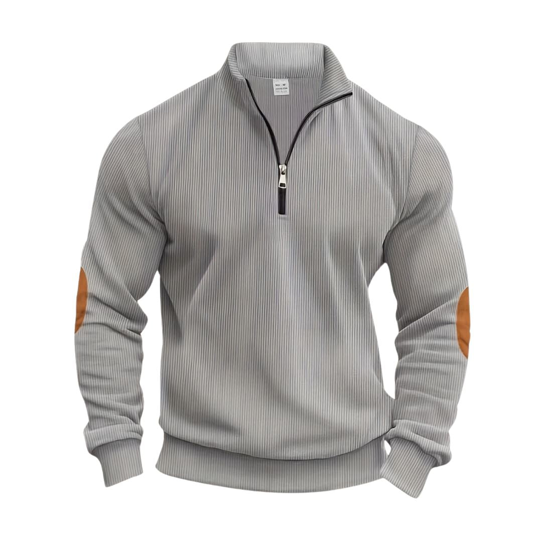 Laluna® | Pulover la modă cu fermoar pe jumătate