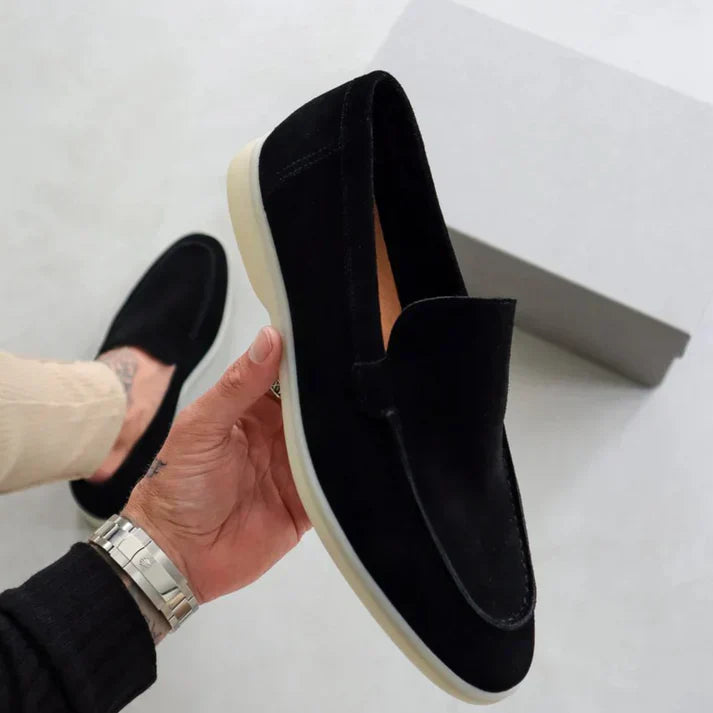 Mocasini eleganți din nubuc