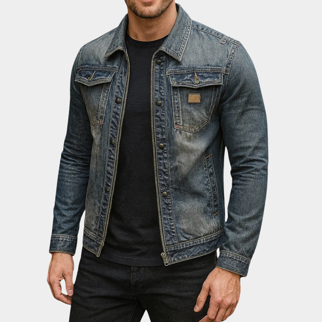 Théo™ | Jachetă oversized din denim