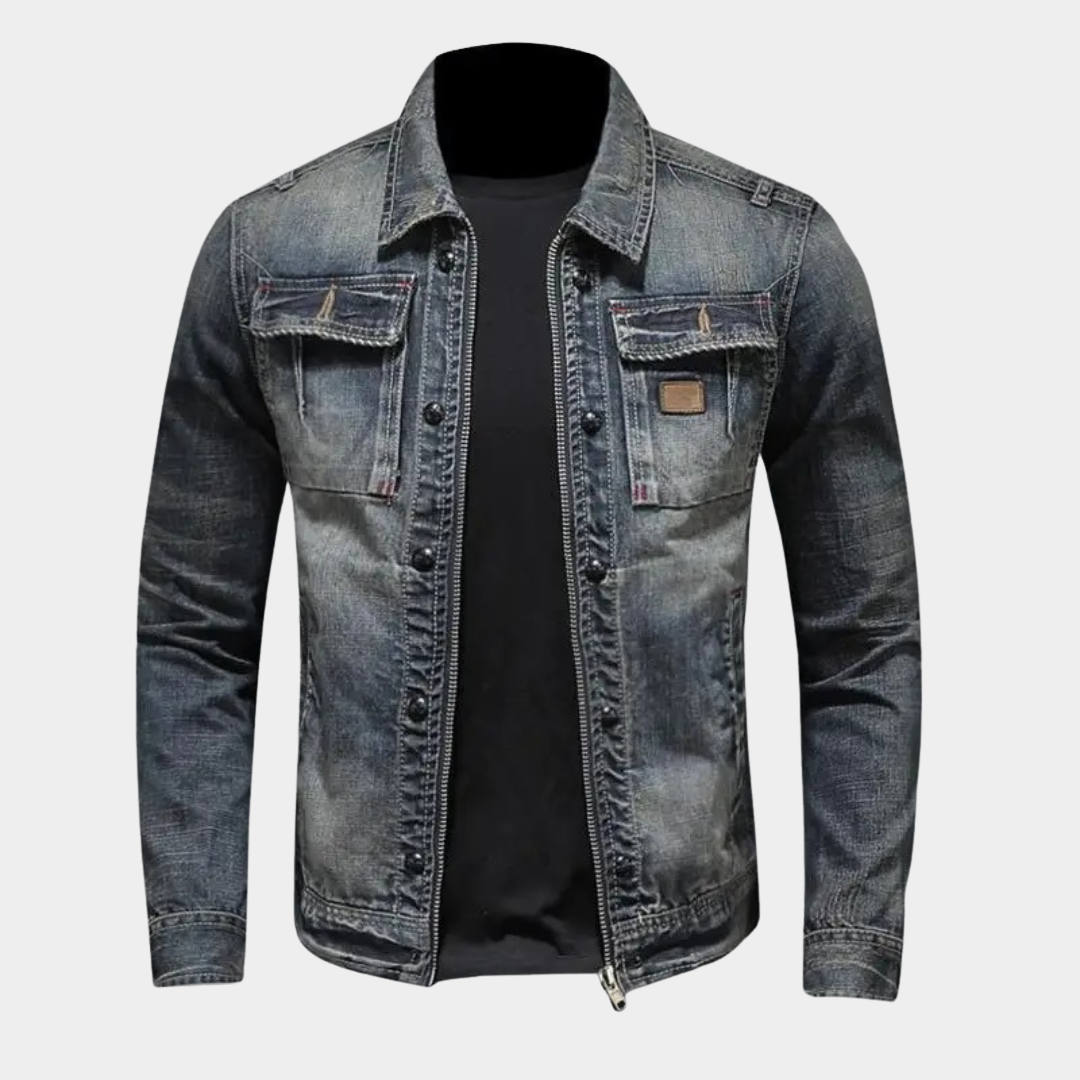 Théo™ | Jachetă oversized din denim