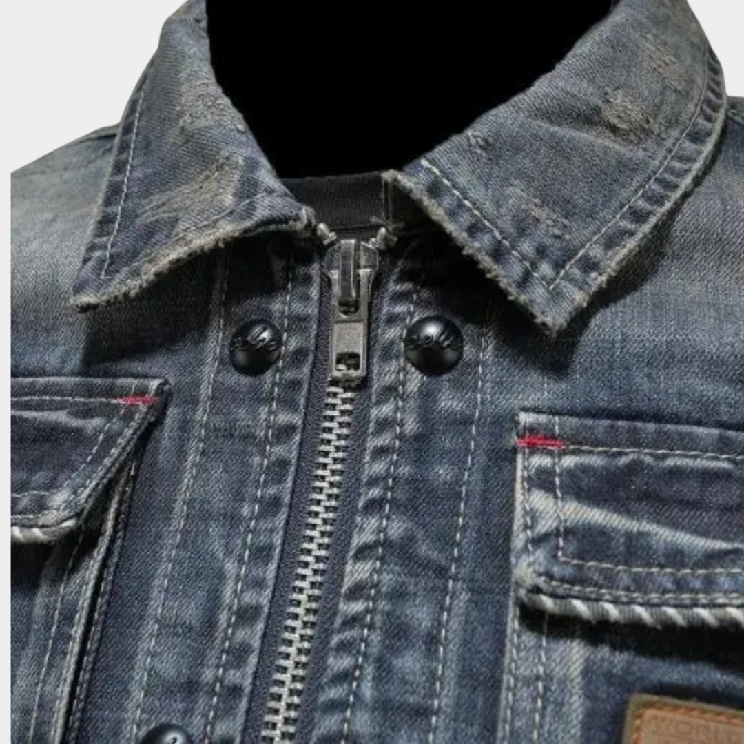 Théo™ | Jachetă oversized din denim