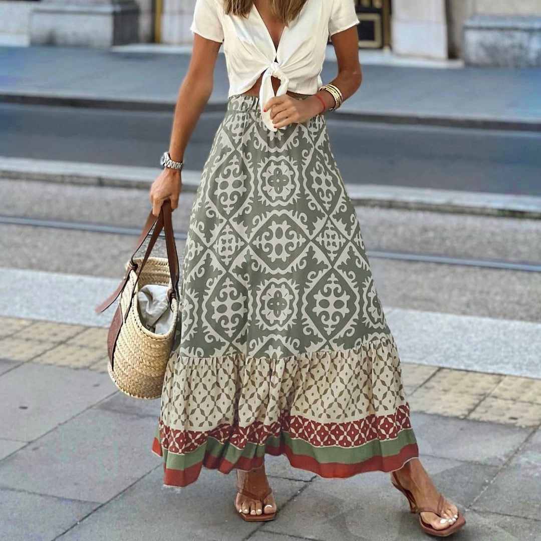 Cassey™ - Fustă în stil boho