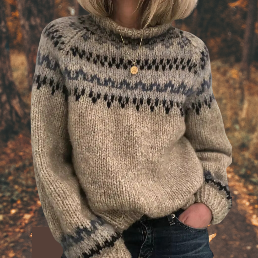 Astrid™ | Pulover Nordic pentru Femei