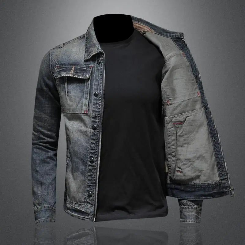 Carlo | Jacket retro din denim