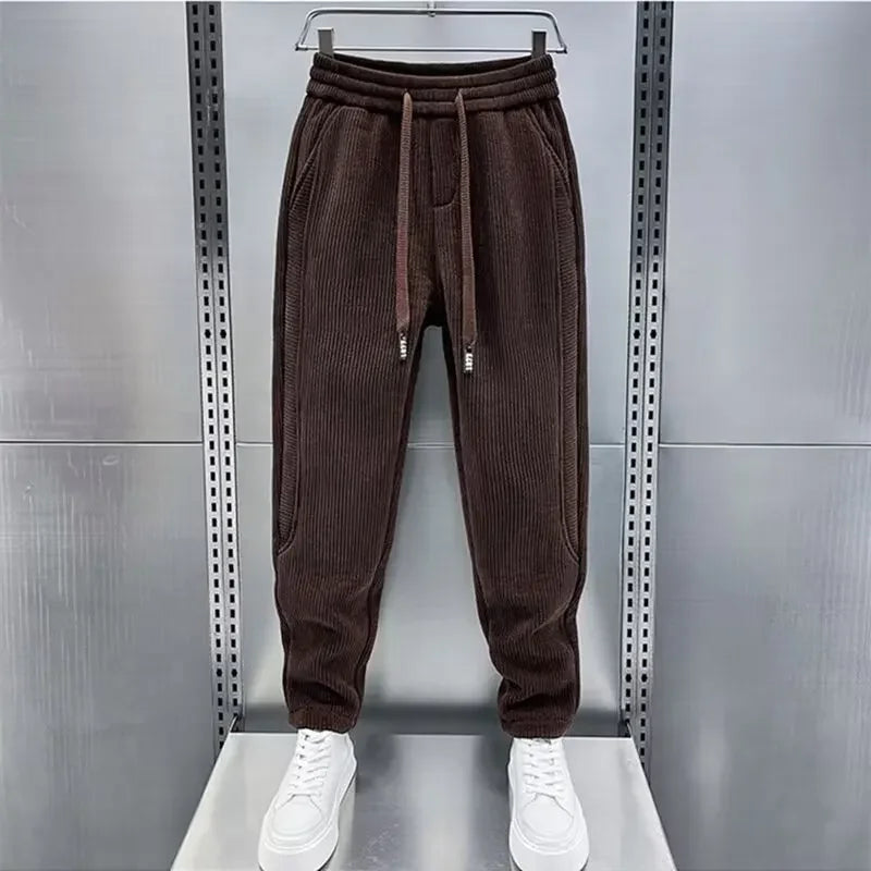 Laurent™ | Pantaloni din Catifea cu Stil Modern