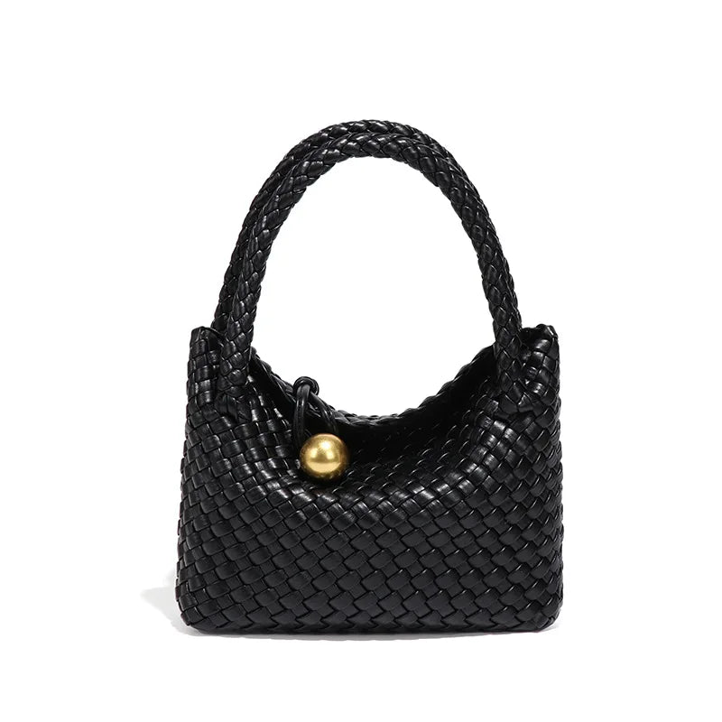 ASTRID™ | GEANTĂ DIN PIELĂ ÎMPLICATĂ ELEGANTĂ CU DETALII DIN AUR