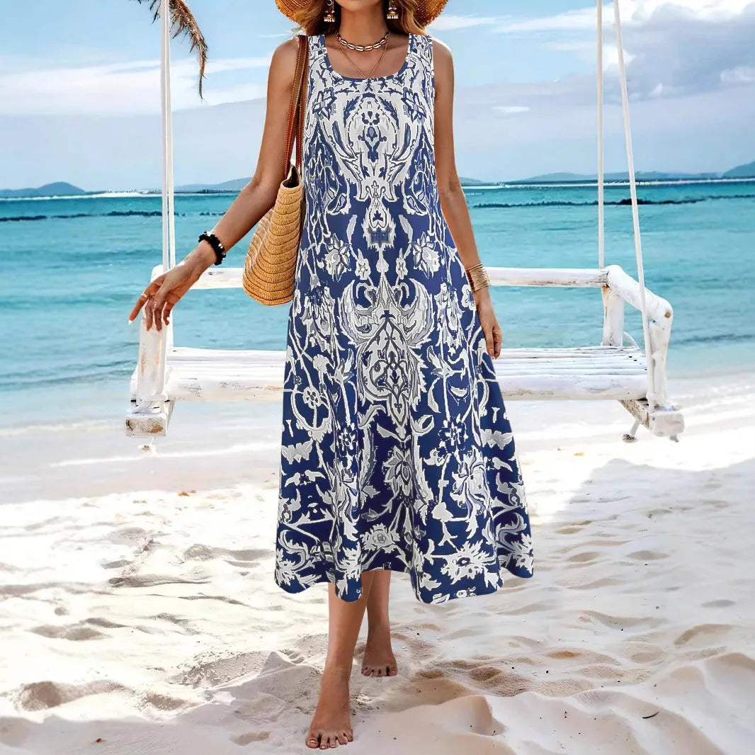 Sofia – Rochie de Vară cu Motiv Boho Elegant