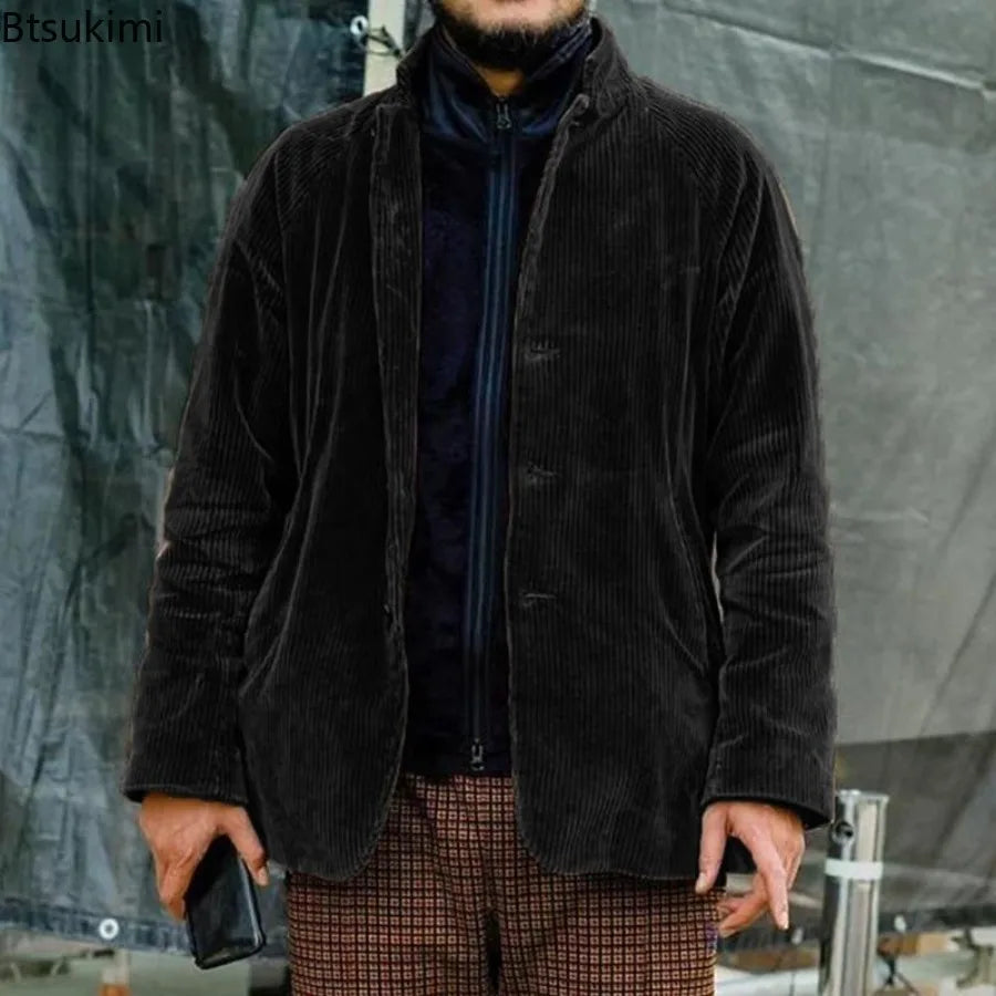 Maxime - Jachetă din catifea corduroy la modă pentru un stil relaxat și elegant în această toamnă-iarnă 2025.