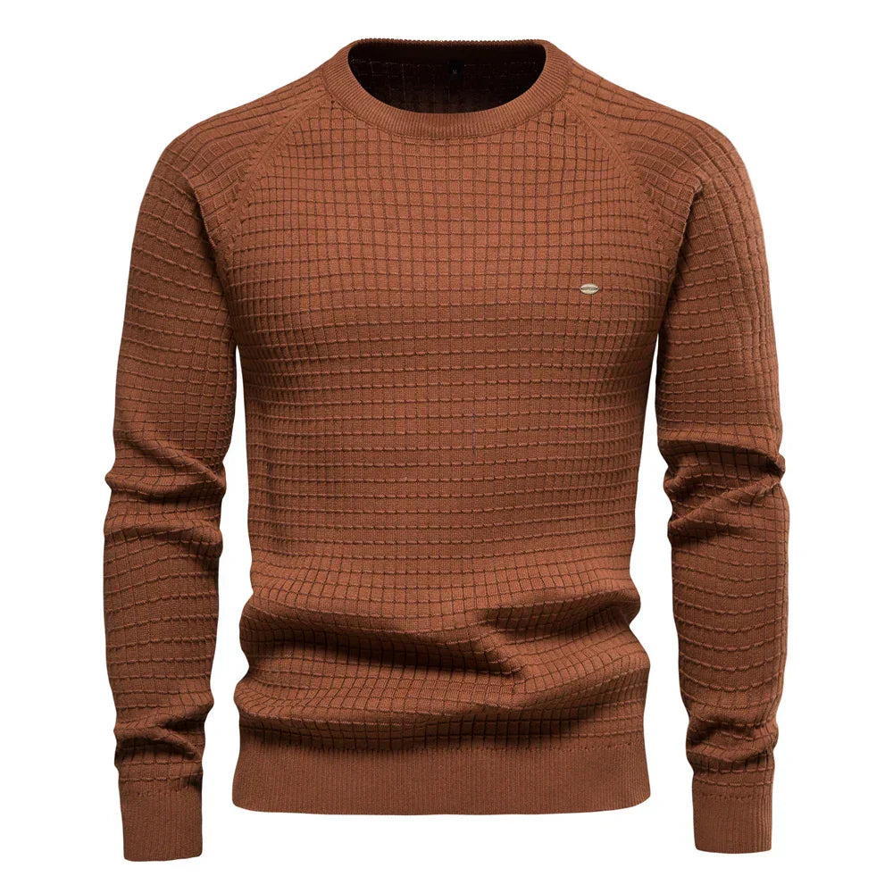 MIRAVO | Pulover bărbați cu design romb