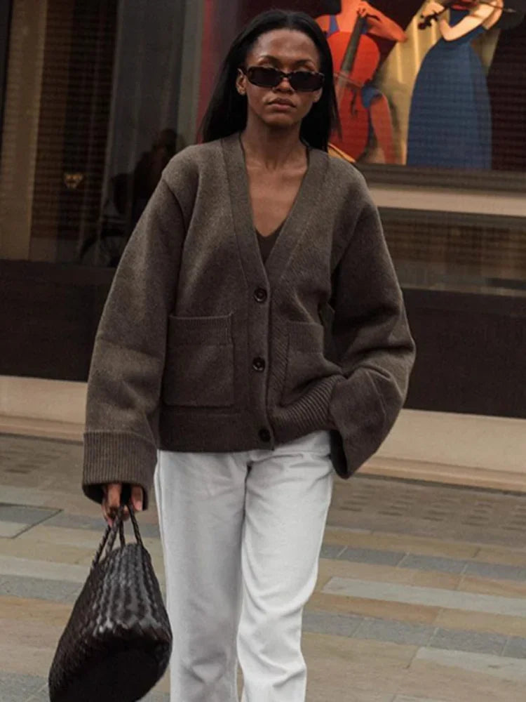 ZOE™ | CARDIGAN ELEGANT CU GOL ÎN V