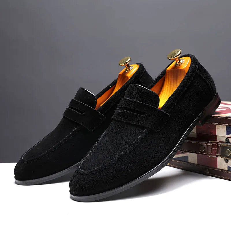 Marcus | Loafers clasice din nubuc
