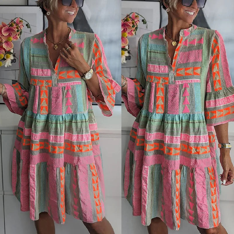 Rochie Midi Elegantă de Vară
