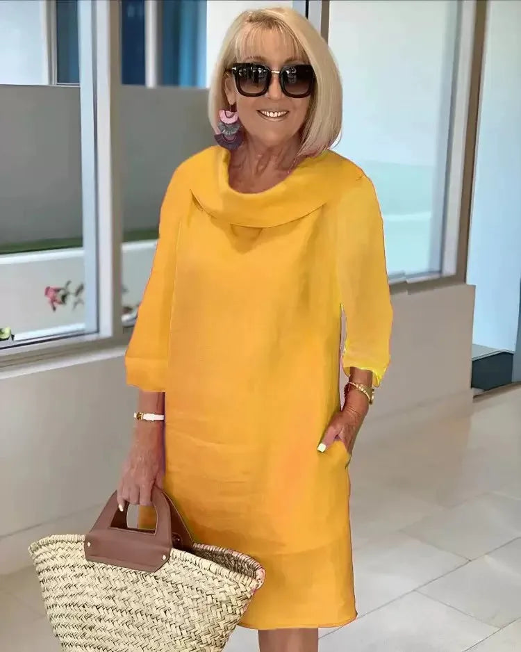 Amity | Rochie Elegantă Lucioasă
