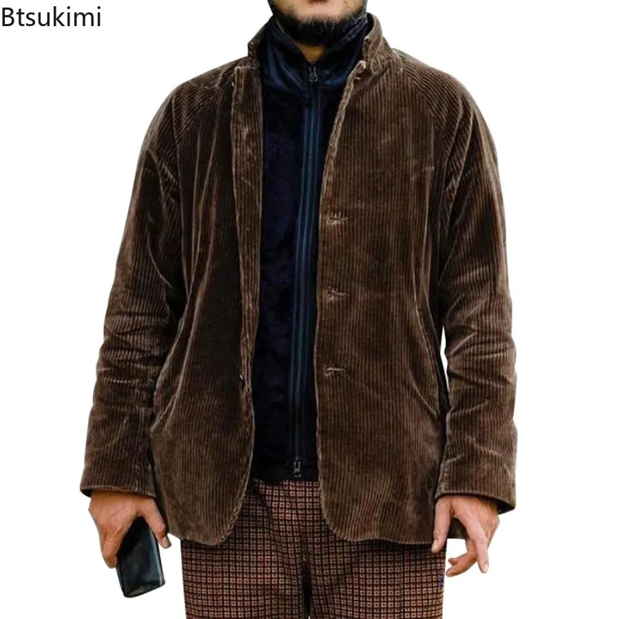Maxime - Jachetă din catifea corduroy la modă pentru un stil relaxat și elegant în această toamnă-iarnă 2025.