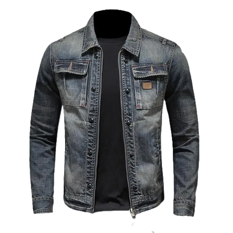 Carlo | Jacket retro din denim