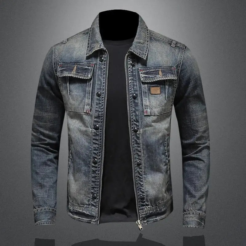 Carlo | Jacket retro din denim