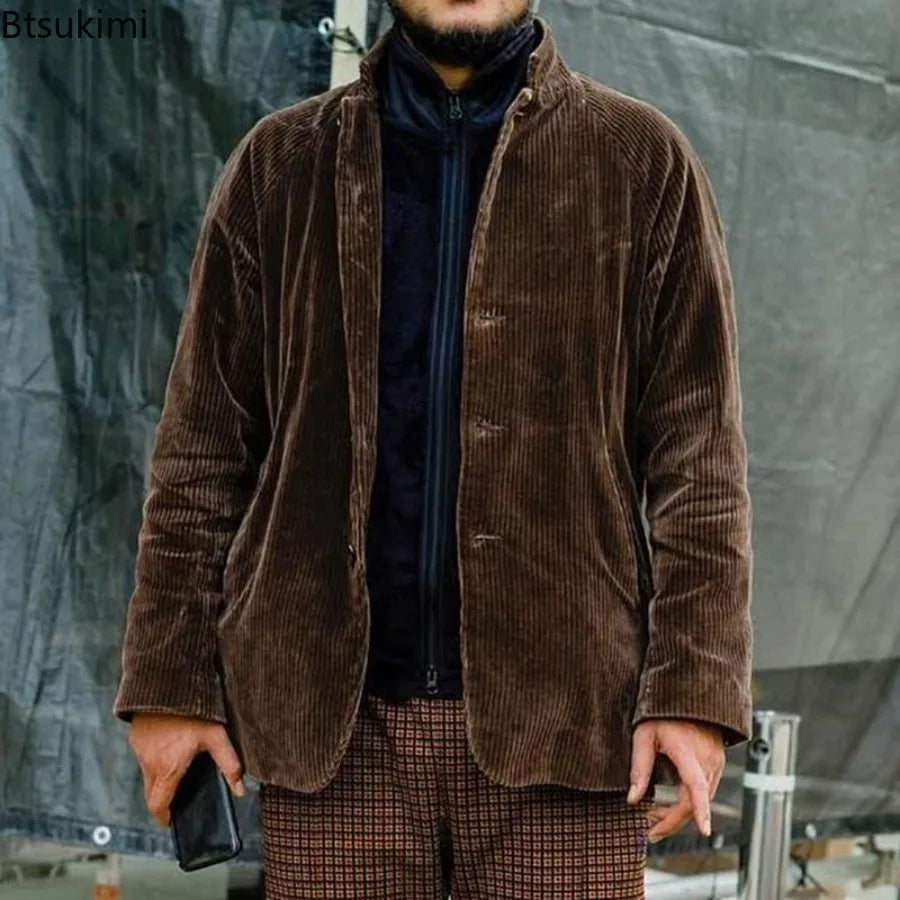 Maxime - Jachetă din catifea corduroy la modă pentru un stil relaxat și elegant în această toamnă-iarnă 2025.