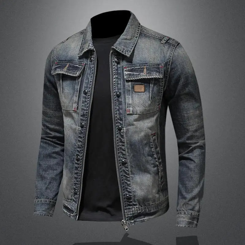 Carlo | Jacket retro din denim