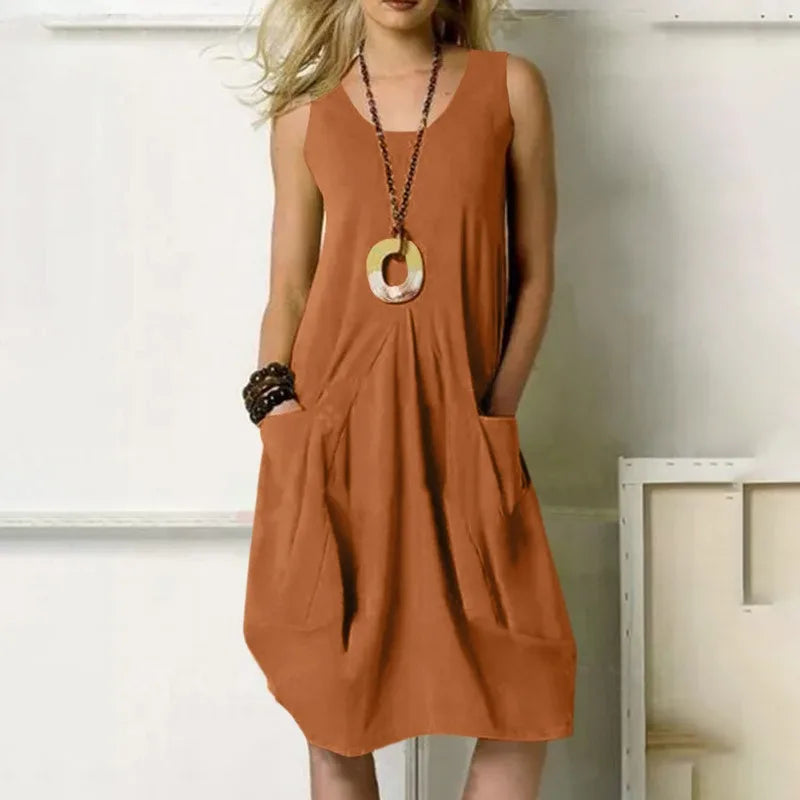 Sofia – Rochie de Vară Aerisită cu Confort Timeless