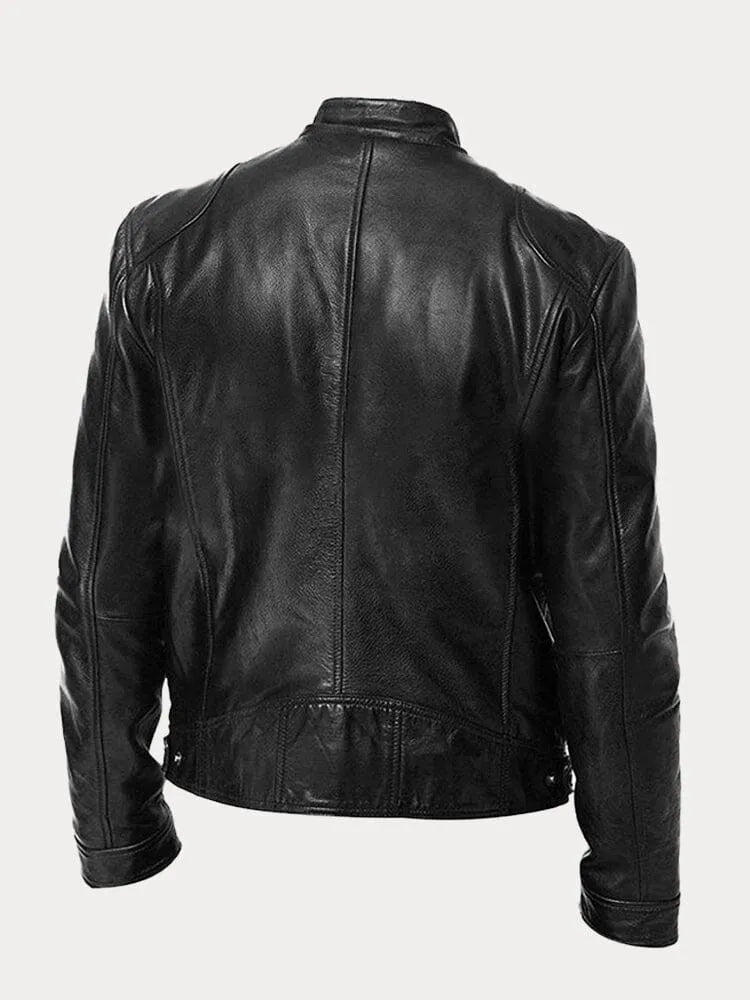 Édouard™ | Jachetă din Piele cu Design Unic