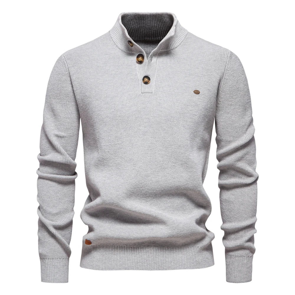 Koelman | Pulover pentru bărbați cu design cu nasturi