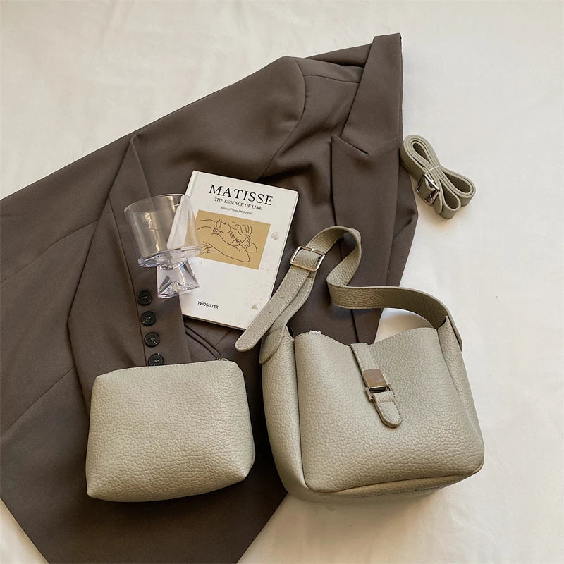 iris™ – genți bucket moderne din piele ecologică
