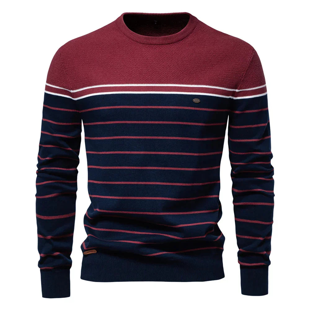 Laluna® | Pulover Bărbați cu Design în Dungi